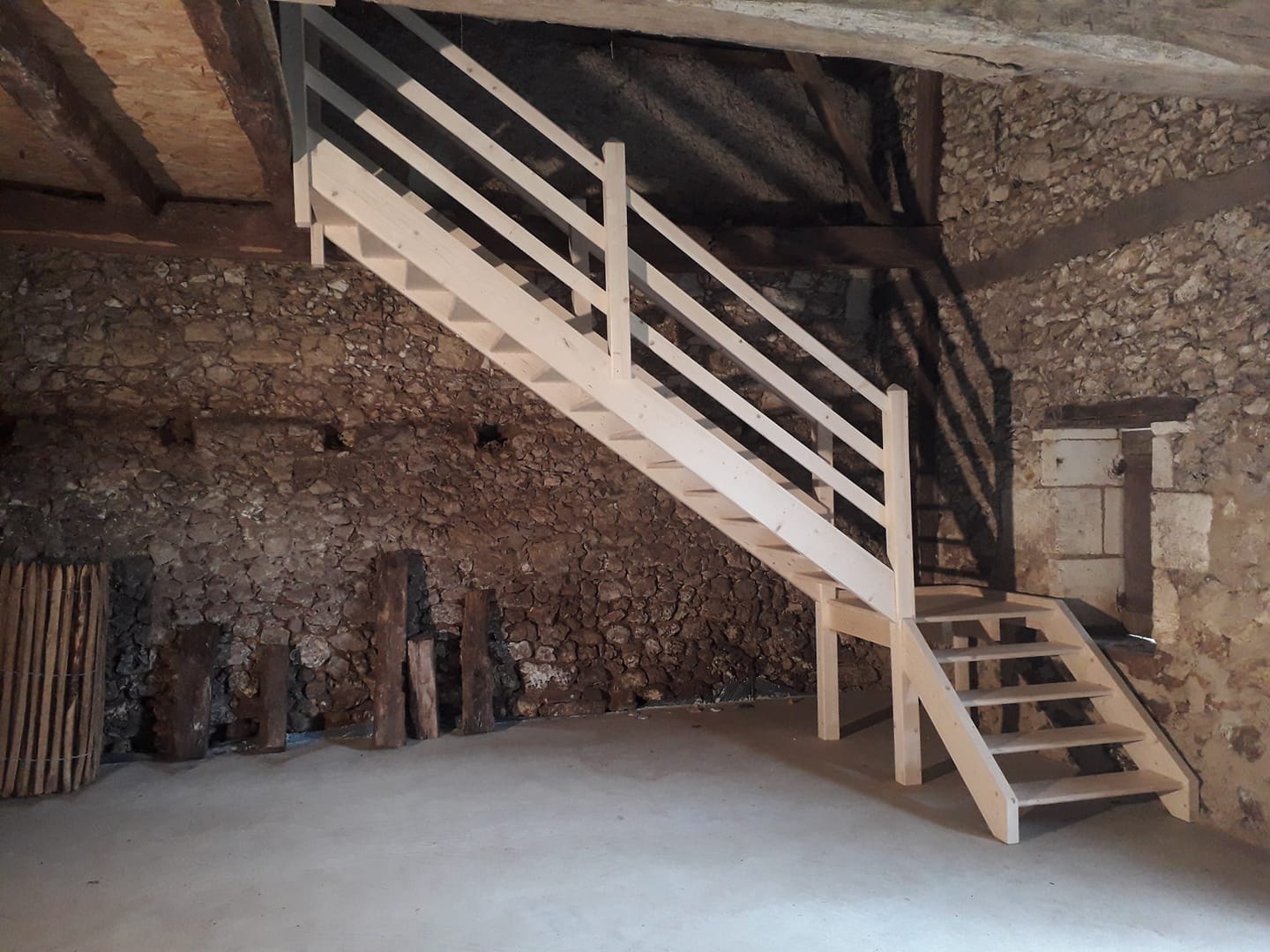 Escaliers en bois